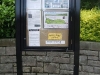 Noticeboard at main entrance